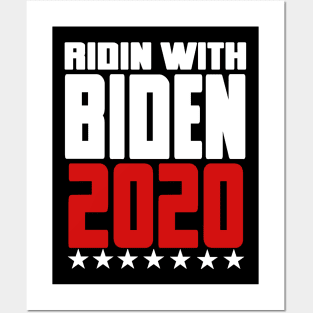 RIDIN WITH BIDEN Posters and Art